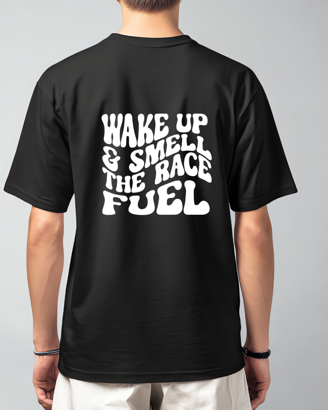 WAKE UP AND SMELL THE RACE FUEL - SHORT SLEEVE T-SHIRT