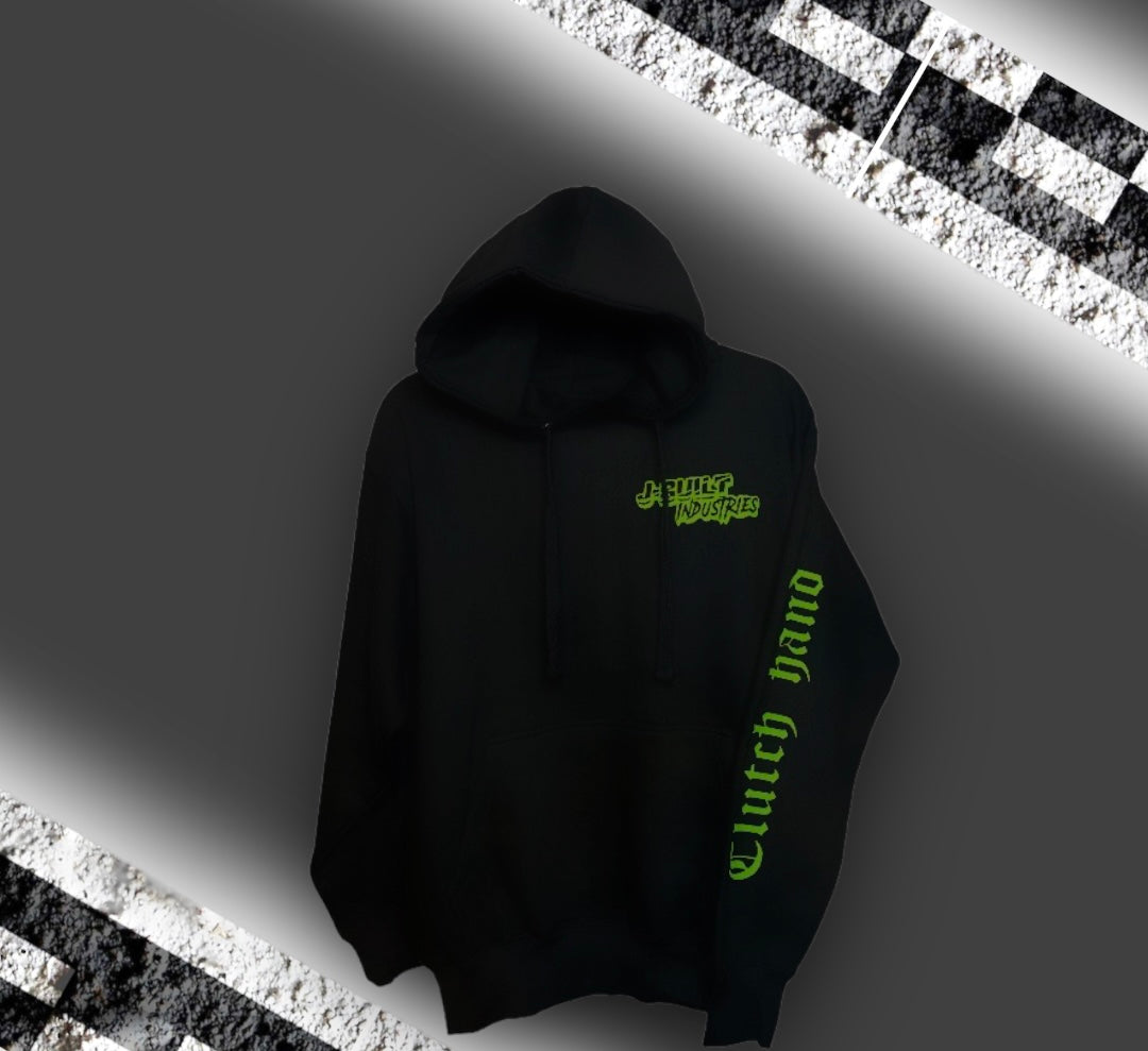 Green “CLUTCH HAND” Hoodie