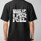 WAKE UP AND SMELL THE RACE FUEL - SHORT SLEEVE T-SHIRT