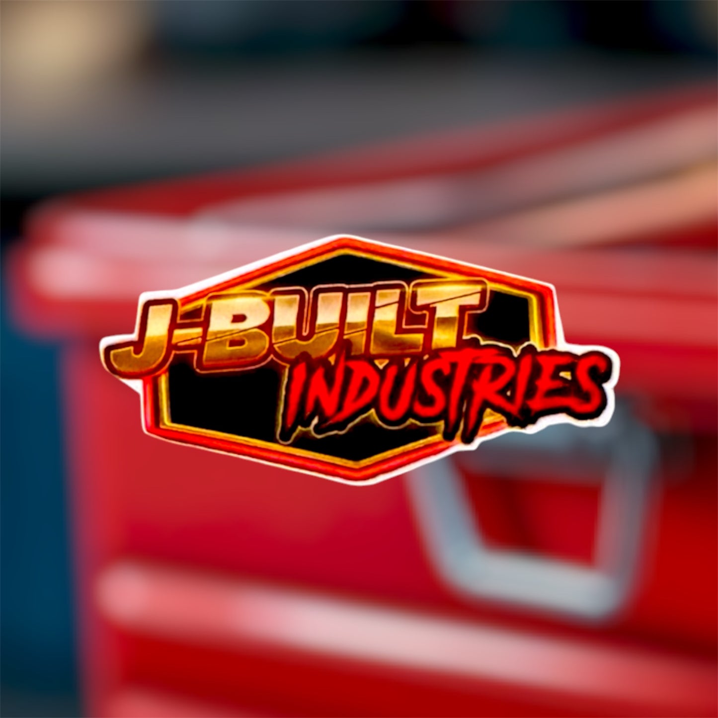NEW J-BUILT INDUSTRIES LOGO STICKERS